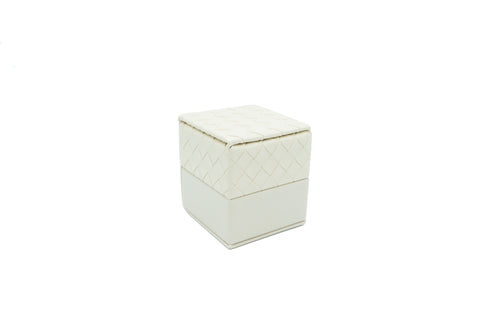 Intreciato Weave Ring Beige Box