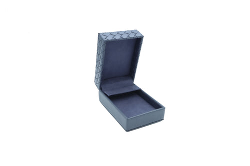 Intrecciato Weave Drop Earring Blue Box