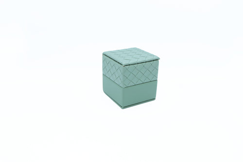 Intrecciato Weave Ring Green Box