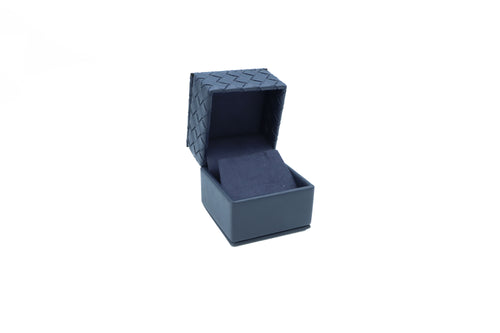 Intrecciato Weave Earring Blue Box