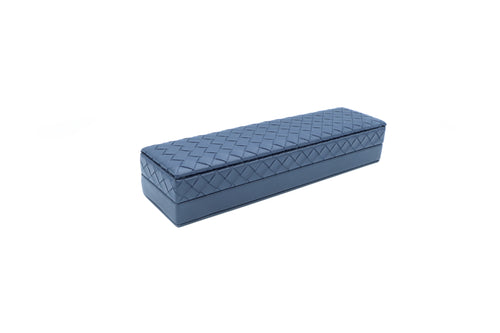 Intrecciato Weave Bracelet Blue Box