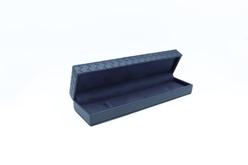 Intrecciato Weave Bracelet Blue Box