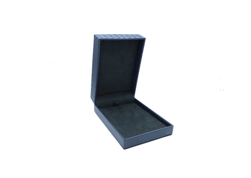 Intrecciato Weave Necklace Blue Box