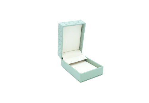 Intrecciato Weave Drop Earring Green Box