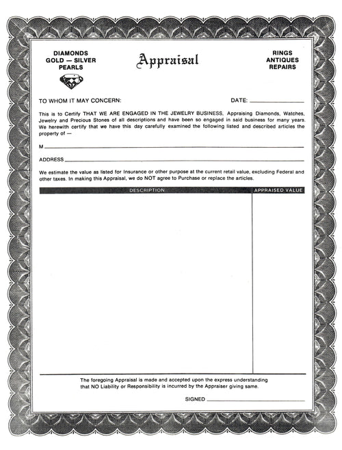 Appraisal Form