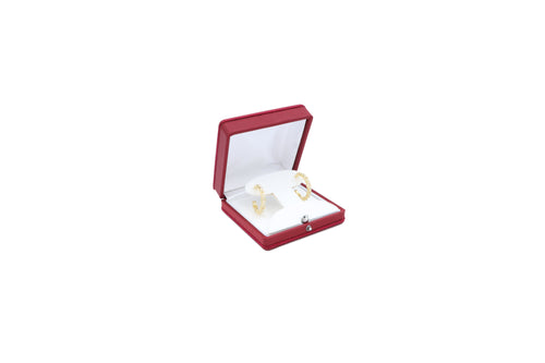 Romance Red Hoop Earring Box