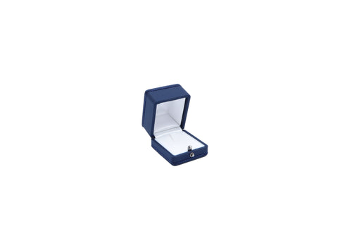 Romance Blue Clip Ring Box