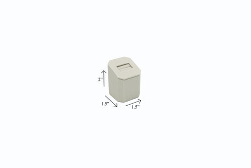 Silk Leatherette Octagon Ring Display (Small)
