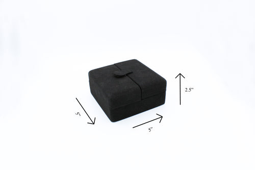 Deluxe Euro Suede Pillow Bracelet Box (Large)