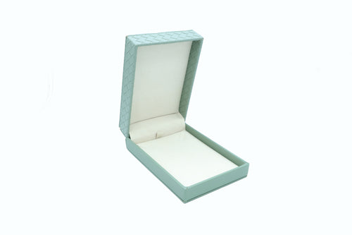 Intrecciato Weave Necklace Green Box