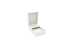 Intrecciato Weave Drop Earring Beige Box