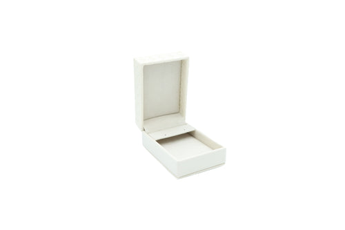 Intrecciato Weave Drop Earring Beige Box
