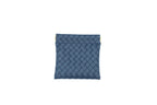 Intercciato Weave Blue Pouch