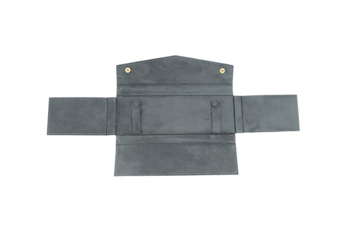 Ultra Suede Grey Bracelet Folder