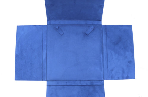 Ultra Suede Blue Necklace Folder (Large)