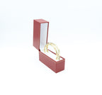 Leatherette Look Hoop Earring Box