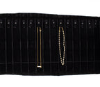 Italian Divided Black Chain Roll (Large)