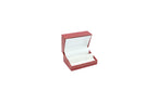 Leatherette Look Red Cufflink Box