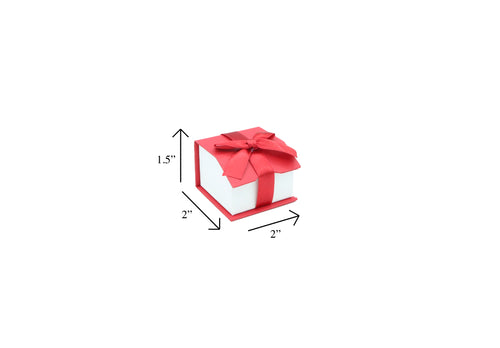 Red Ribbon Bow Ring Box