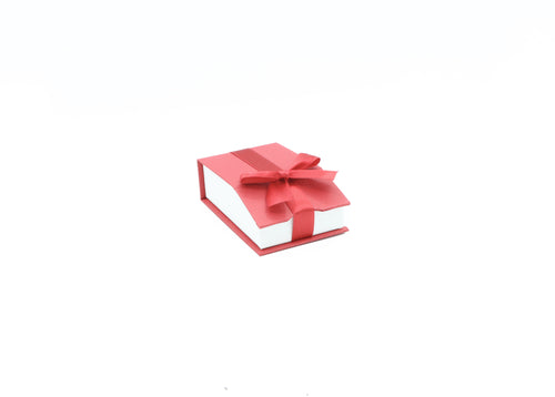 Red Ribbon Bow Pendant Box (Medium)