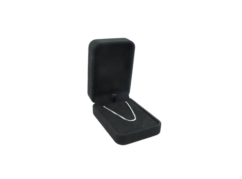 Ornate Euro Suede Pendant Box (Medium)