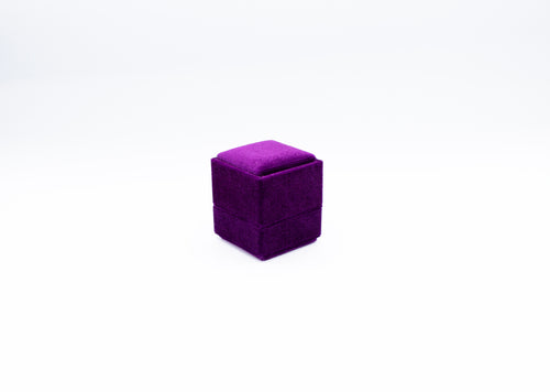 Assorted Plush Velvet Ring Box
