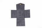 Ultra Suede Grey Ring Folder