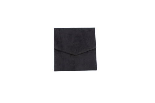 Ultra Suede Black Pendant Folder