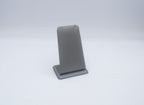 Grey Leatherette Earring Stand (Large)