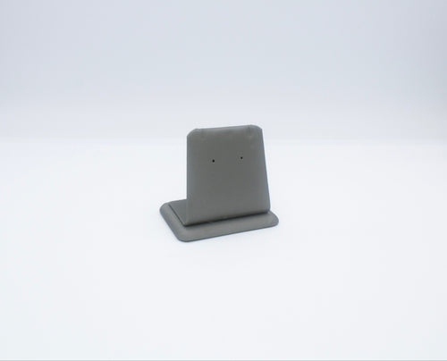 Grey Leatherette Earring Display (Small)