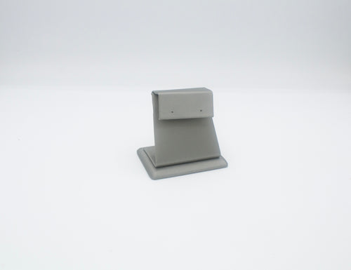 Grey Leatherette Foldover Earring Display (Small)