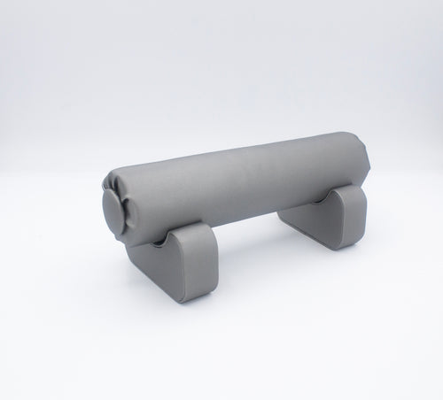 Grey Leatherette Bracelet Bar
