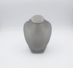 Grey Leatherette Necklace DIsplay (Medium)