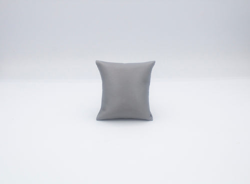 Grey Leatherette Pillow Display