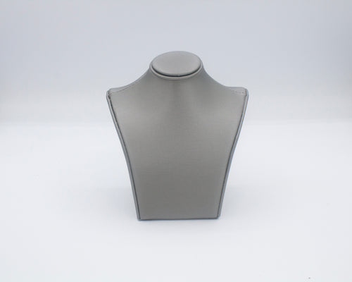 Grey Modern Leatherette Necklace Stand (Small)