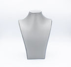 Grey Modern Leatherette Necklace Display (Large)