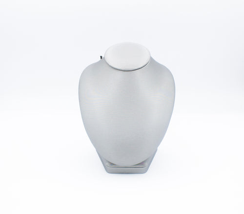 Grey Leatherette Necklace Display (Small)