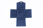 Ultra Suede Navy Blue Earring Folder
