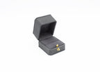 Nabuka Leather Dark Grey Slot Ring Box