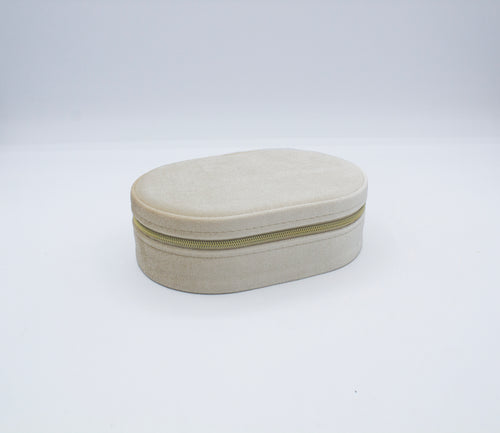 Pearl Velvet Jewelry Box