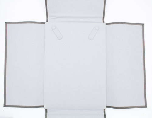 Metallic Grey Necklace Folder (Large)