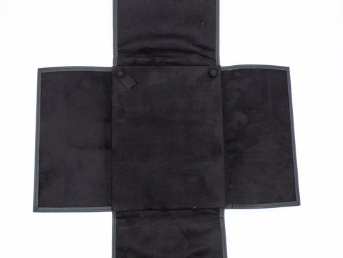 Lux Leatherette Black Necklace Folder (Small)