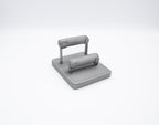 Grey Leatherette Ring Roll Display
