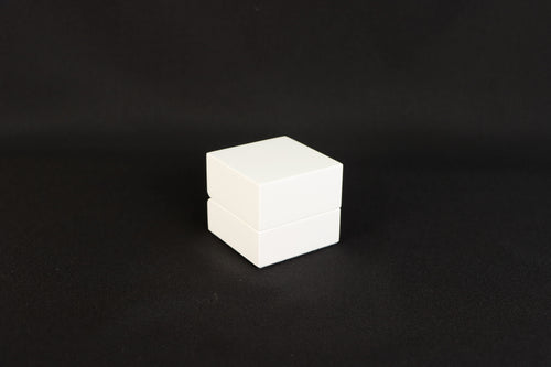 Moderna White Wood Earring Box