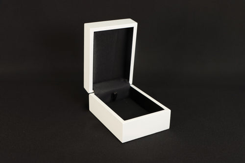 Moderna White Wood Pendant Box