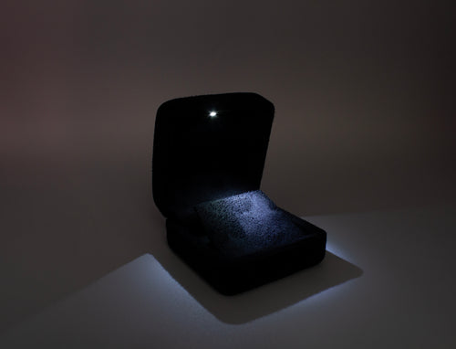 LED Euro Suede Earring Box