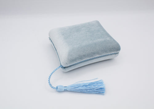 Velvet Tassel Sky Blue Box