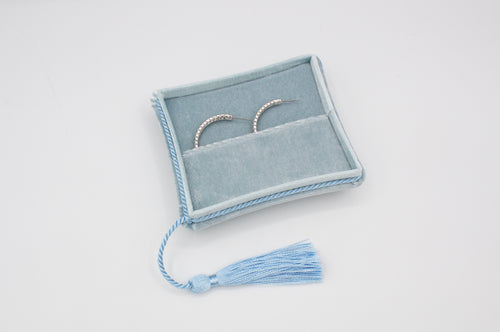 Velvet Tassel Sky Blue Box