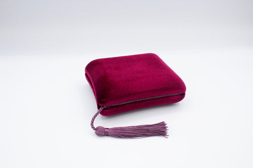 Velvet Tassel Dark Red Box
