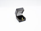Mini Leatherette Black Ring Box